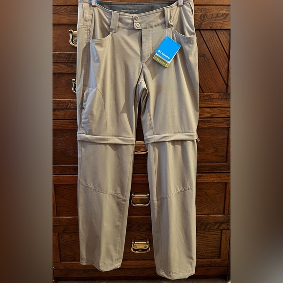 NEW Columbia Omni-Shield Arrowhead Trail Convertible Stretch Pants 10 Outdoor - Picture 1 of 13